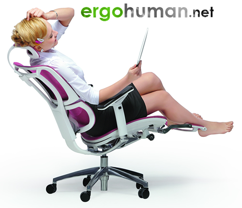 Mirus Office Chair with Leg Rest