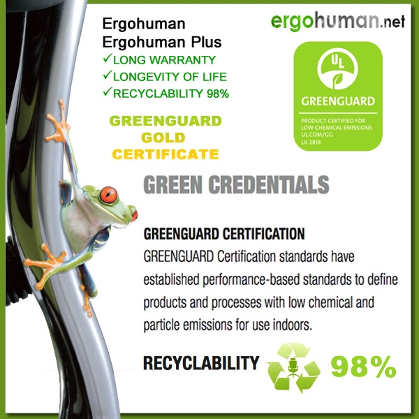Ergohuman Plus Luxury Greenguard