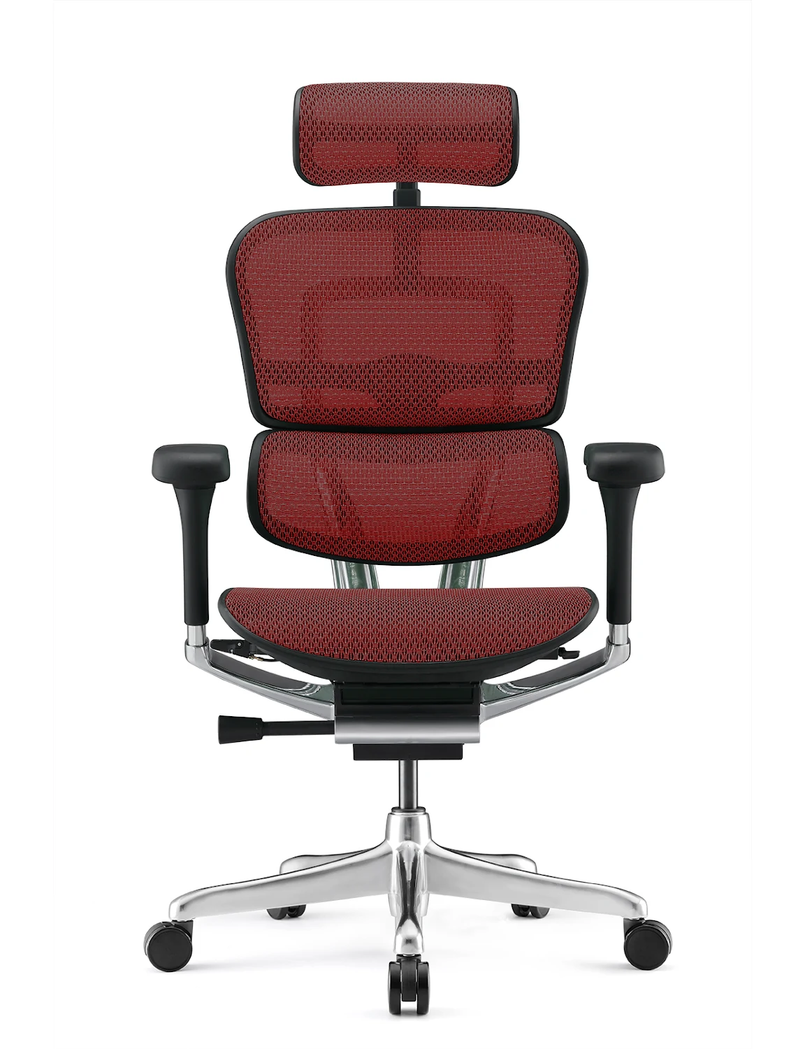 Ergohuman Elite Red Mesh Office Chair New Model G2