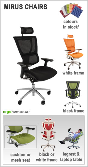 Ergonomic Office Chairs - Mirus Office Chairs
