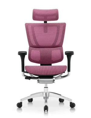 Mirus Elite Pink Mesh Office Chair