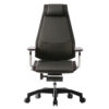 Genidia Leather Office Chair with Black Base