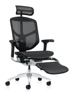Enjoy Elite Mesh Office Chair with Leg Rest