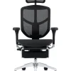 Enjoy Elite Mesh Office Chair with Leg Rest front