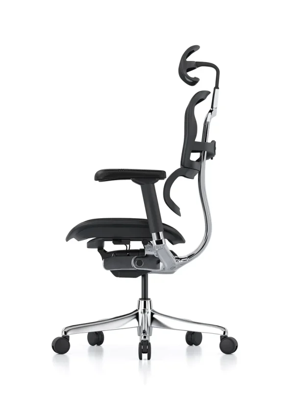 Ergohuman Elite Black Mesh Office Chair G2 Side View