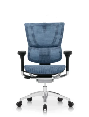Mirus Elite Blue Mesh Office Chair Black Frame G2