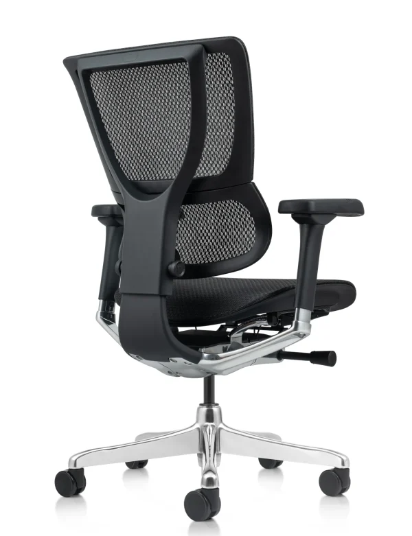 Mirus Elite Mesh Office Chair Black Frame G2 Side