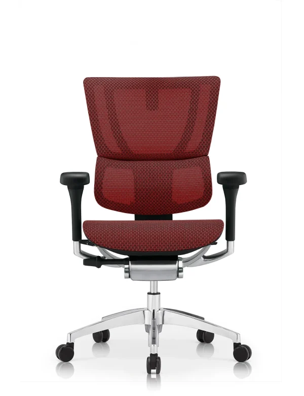 Mirus Elite Red Mesh Office Chair Black Frame G2