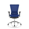 Nefil Blue Mesh Office Chair no Head Rest front